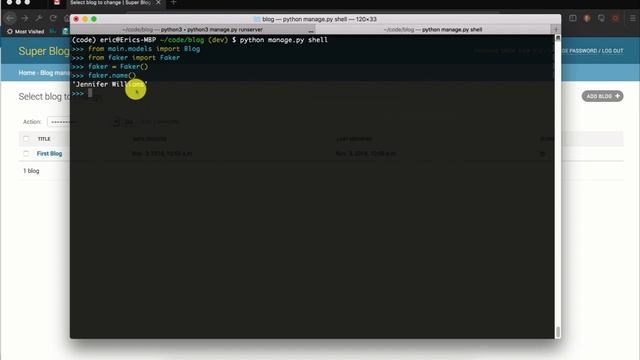 Generating random data in Django смотреть онлайн