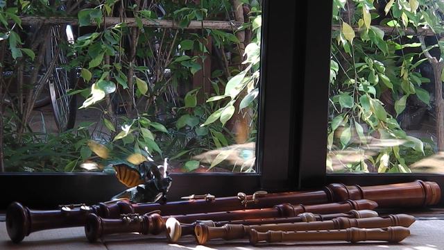 Daniel Mantey - 'The Leaves Be Green' - (William Byrd, recorder quintet, sounds like viols!) смотреть онлайн