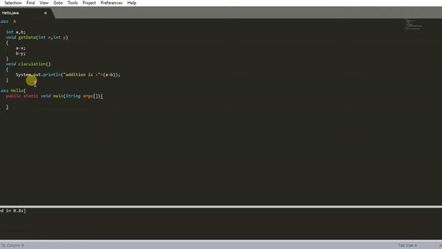 Addition of two number with class in java смотреть онлайн
