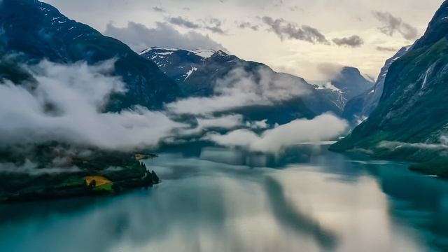 Norway AMAZING Beautiful Nature With Relaxing Music And Sound | Norway Nature 4k | Relaxation Film
