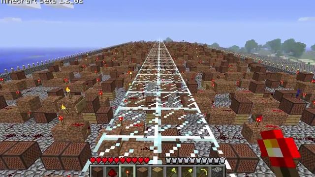 Minecraft Note Blocks - Street Fighter II Guile Theme смотреть онлайн