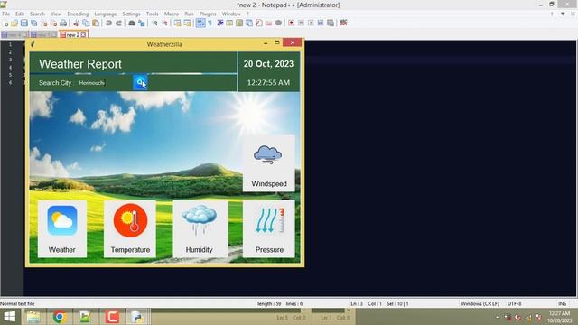 Weather Forecast App in Python смотреть онлайн