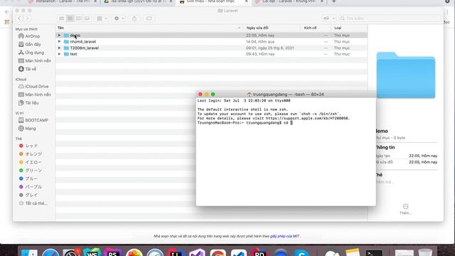 cách cài đặt php laravel смотреть онлайн
