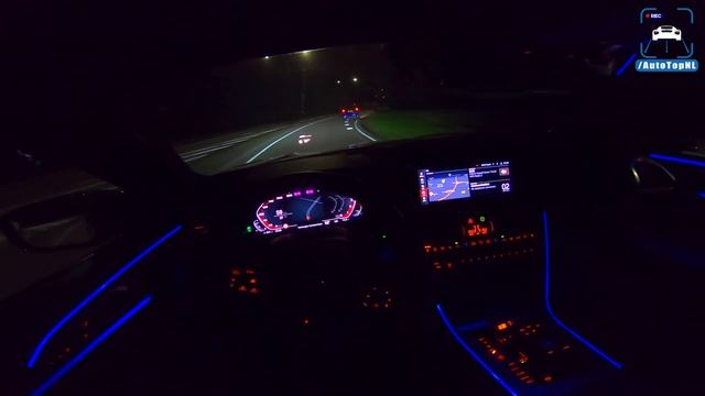 BMW 8 Series Coupe M850i NIGHT DRIVE POV With AMBIENT LIGHTING By AutoTopNL