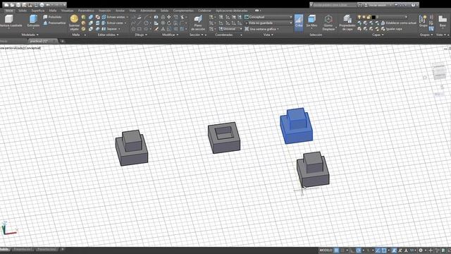 Autodesk AutoCAD 2019 practica3 смотреть онлайн