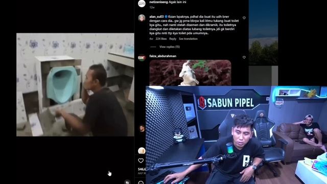 GURU PENJAS AUTO FULL SENYUM‼️..REACT MEME KOCAK смотреть онлайн