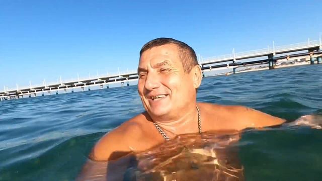 #Анапа. Сегодня 25.09.2023. Чёрное море. Пляж «ЭЛЛАДА» Утро 8.00. Воздух 20. Море 23. Купание. смотреть онлайн