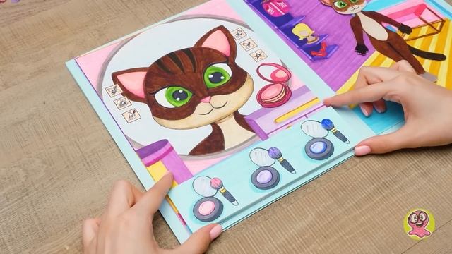 Рисуем бумажный домик с интерьером для милой кошки смотреть онлайн