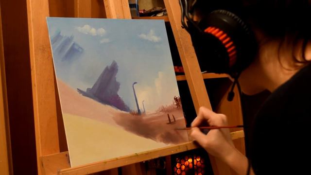 Fallout 4 art, paint with oil смотреть онлайн