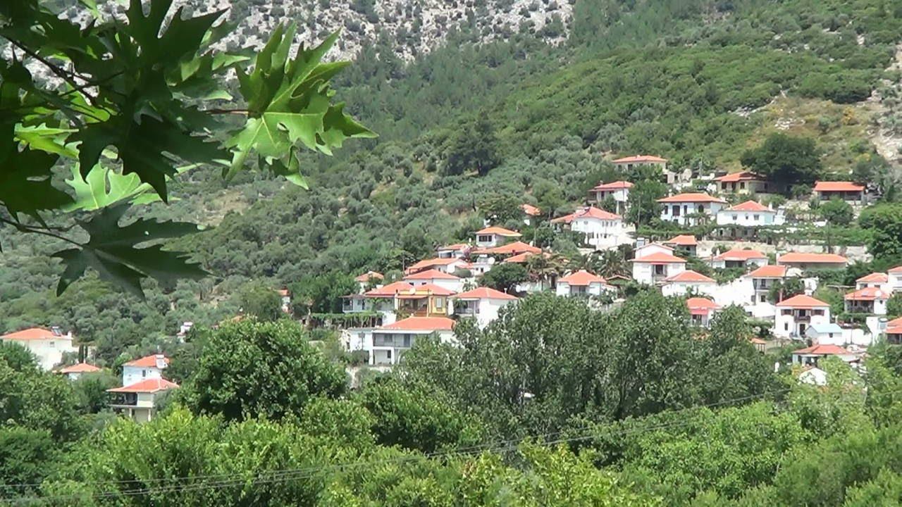 Остров Тасос: пеший поход в горы в деревню Рахони. смотреть онлайн