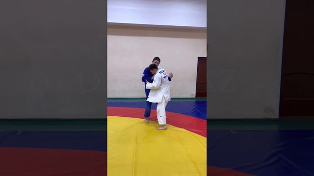 Judo Tani-Otoshi - задняя подножка на пятке с падением. Школа по дзюдо в Астане ORTUS.KZ смотреть онлайн