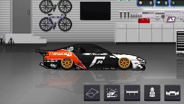 как сделать быструю машину в Pixel Car Racer смотреть онлайн