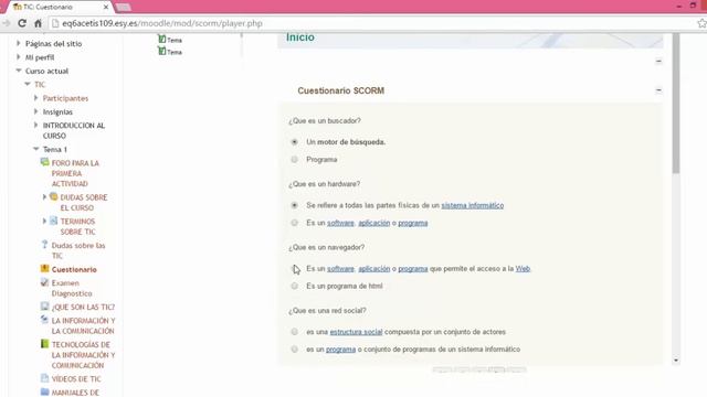 Plataforma de Moodle sobre TIC смотреть онлайн