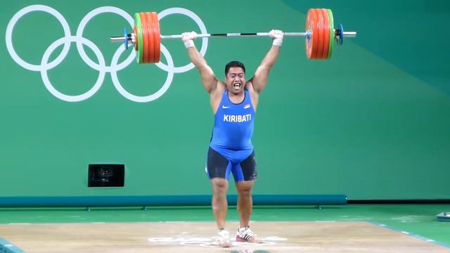 David Katoatau Men 105 kg Clean and Jerk 204 kg смотреть онлайн