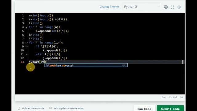 QUICKSORT 1 - PARTITION | PROBLEM SOLVING | HACKERRANK смотреть онлайн