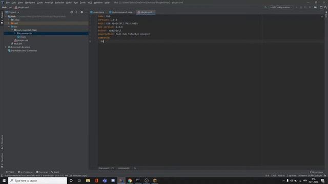 Minecraft bukkit/spigot tutorials #1 | How to make a /lobby command. смотреть онлайн