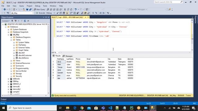 Python Day #27 Data Base DRL Select Statement смотреть онлайн