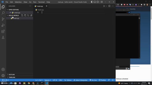 python vscode setup (only watch if you want to use vs code instead of repl.it) смотреть онлайн