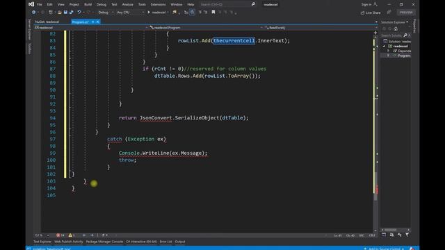 Excel(.xlsx) read write using C# in .NET/.NET Core смотреть онлайн