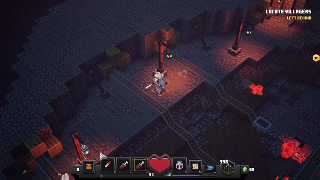 Playing Minecraft Dungeons Hero Edition смотреть онлайн