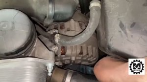 Замена ремня генератора BMW 5 E60 / Как заменить сервисный ремень на БМВ 5 Е60