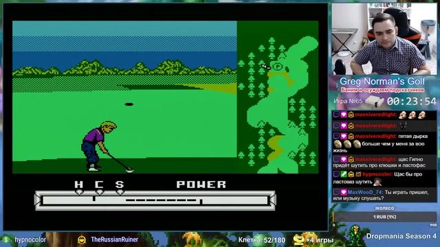 Greg Norman's Golf Power NES Longplay смотреть онлайн