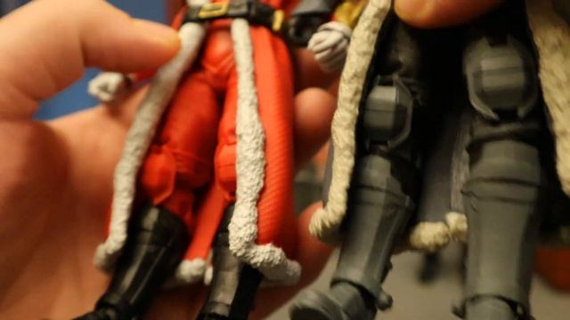 McFarlane DC Multiverse Santa Batman Red & Blue Christmas Action Figure Review & Comparison смотреть онлайн