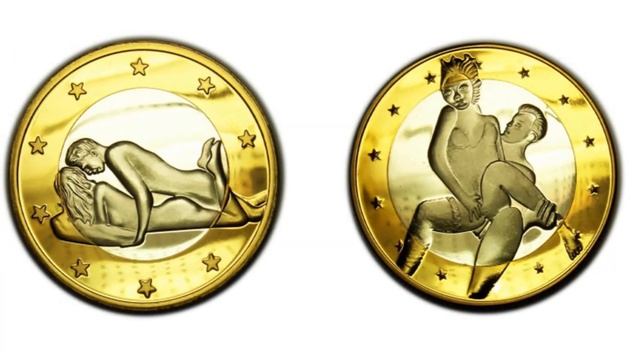 Сувенирные монеты со взрослым содержанием!