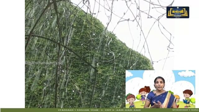 Class 1 | English | Rain Rain Rain | Unit 3 | KalviTV смотреть онлайн