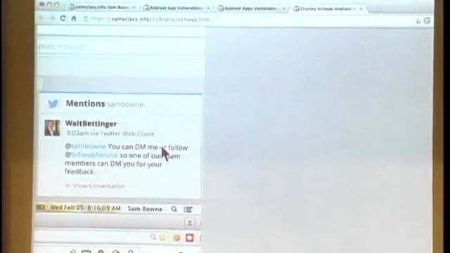 Sam Bowne - How to Trojan Financial Android Apps (& SSL Validation Failures) смотреть онлайн