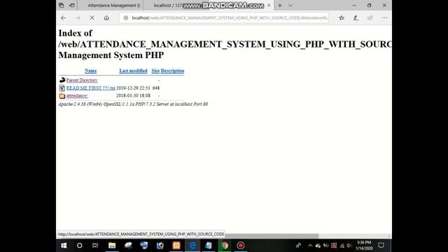 Attendance Management System with the source code free project in PHP смотреть онлайн