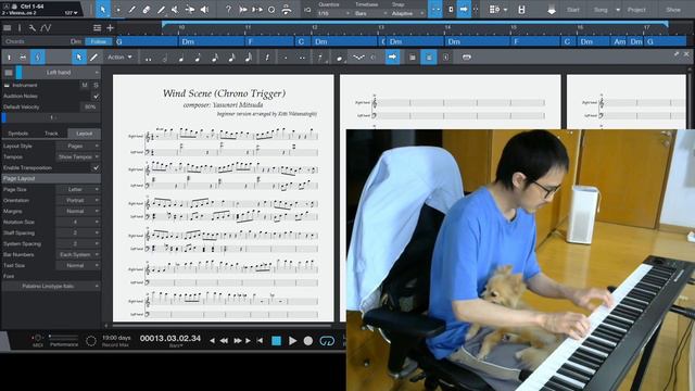 Piano progress month 2: broken chords смотреть онлайн