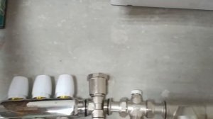 Сборка коллектора и узла подмеса теплого пола и радиаторного отопления