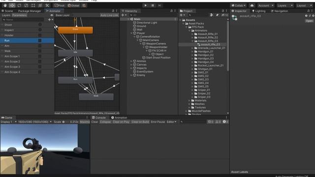 КАК СДЕЛАТЬ ОРУЖИЕ В UNITY3D! #16 - БОЛЬШЕ АНИМАЦИЙ смотреть онлайн