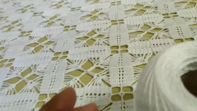 Ура , готово ! #Скатерть #крючком из мотивов в технике #безотрывного #вязания . смотреть онлайн