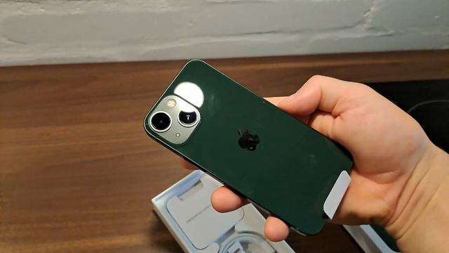 Iphone 13 Mini 256 GB Green Color, Unboxing