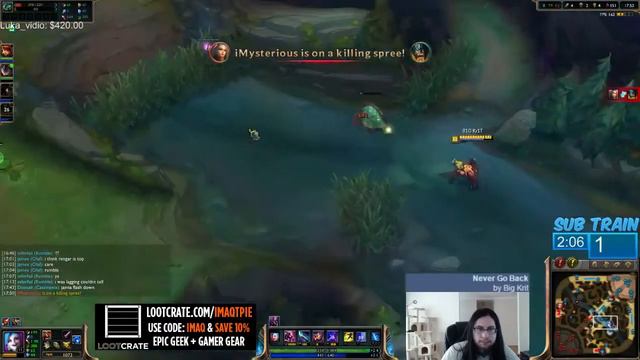 Imaqtpie as Jinx League Of Legends Jinx Guide Jinx Gameplay 17 Kill смотреть онлайн