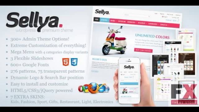 Preview Sellya - Responsive WooCommerce Theme смотреть онлайн