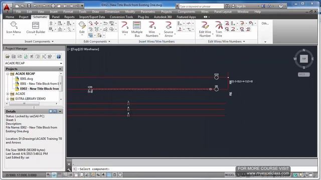 Customizing components across reference || autoCAD Electrical || session 5 смотреть онлайн