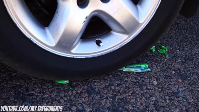 Crushing Crunchy & Soft Things By Car! - ICE WATERMELON Vs CAR