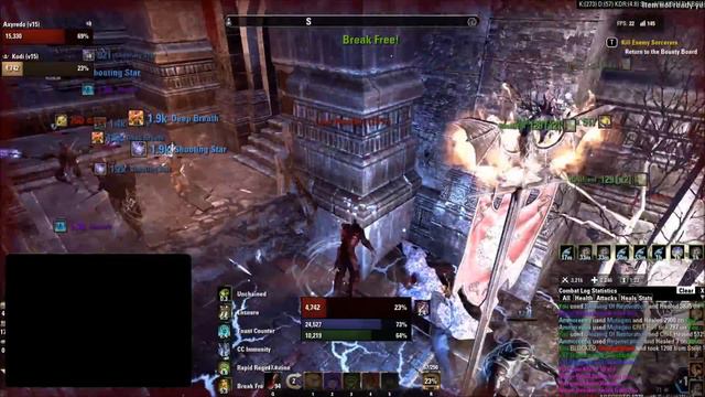 Dragonknight Duo PvP Imperial City - Elder Scrolls Online 2.1 - Kodi and Axy смотреть онлайн