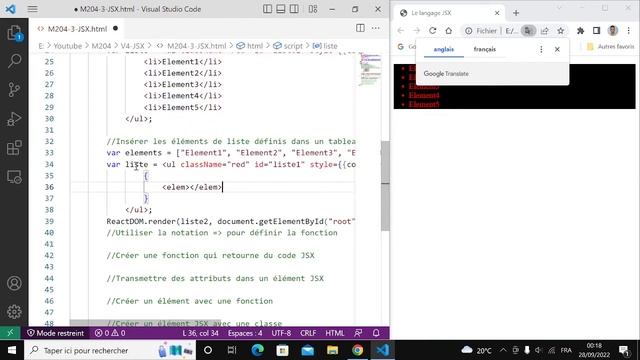 React JS Darija V4 - Le langage JSX смотреть онлайн