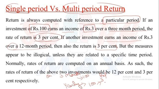 Concept of Return ll Meaning and types of return ll Financial Management смотреть онлайн