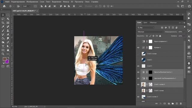 Photoshop - как нарисовать персонаж из фото смотреть онлайн
