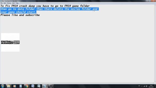 How to fix Football Manager 19 crash dump on startup!!! 100% working смотреть онлайн