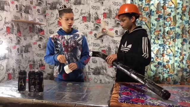 Пушка из банок смотреть онлайн