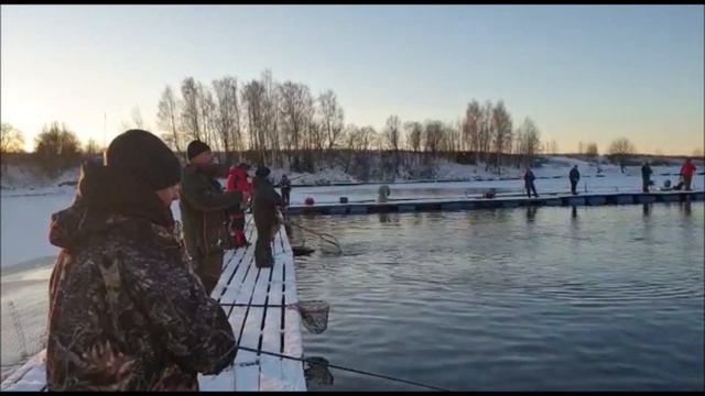 Клев в мороз. Клевое место . д Савельево смотреть онлайн