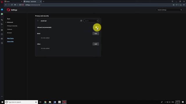 How to Disable Javascript in Opera Browser смотреть онлайн