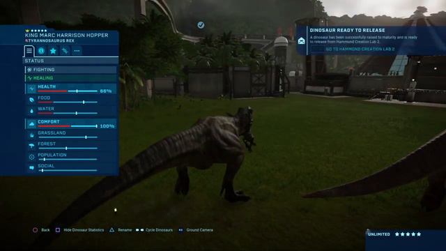 Jurassic World: Evolution: King Marc Harrison Hopper The T-Rex Vs. Scar The Indoraptor. смотреть онлайн