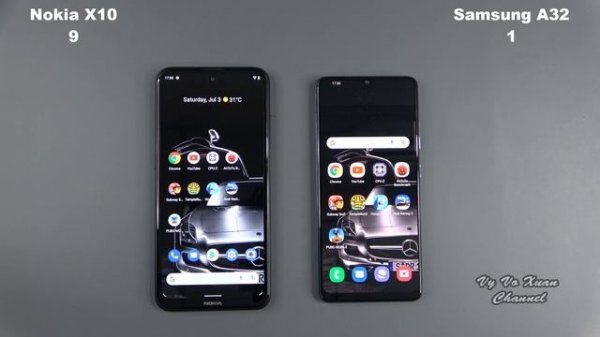 Nokia X10 vs Samsung Galaxy A32 | SpeedTest and Camera comparison